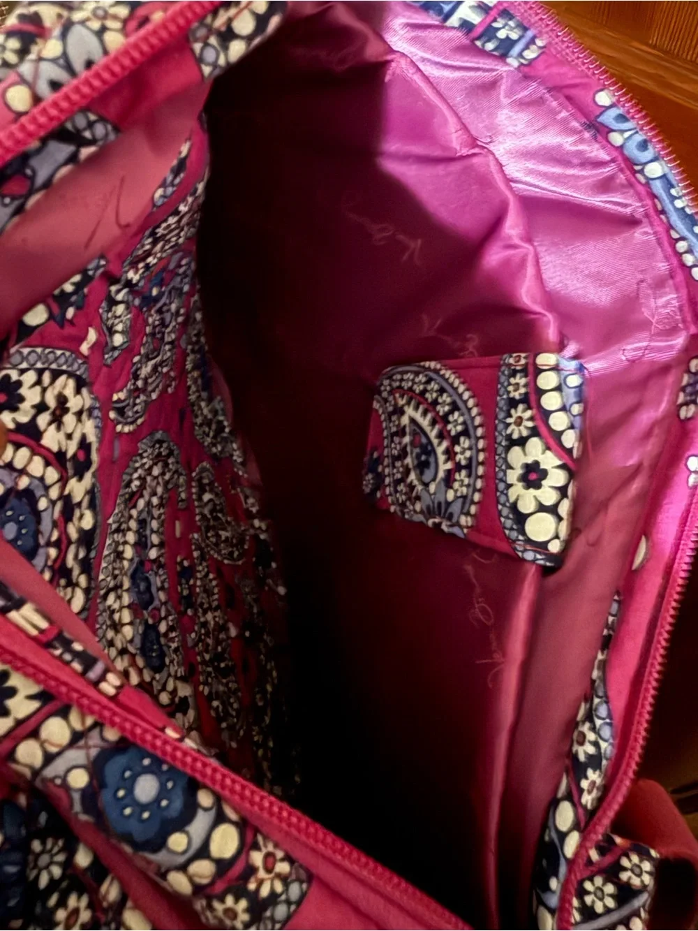 Quilted Paisley Pink Women's Backpack by